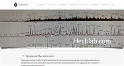Desktop Screenshot of hecklab.com